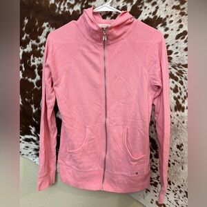 Victorias Secret pink zip up hoodie size small